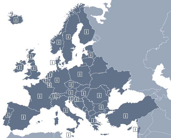 Europakarte fr Detailinfos